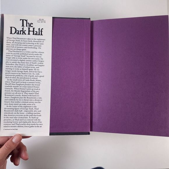 2/$30 -  The Dark Half by Stephen King - Picture 6 of 15